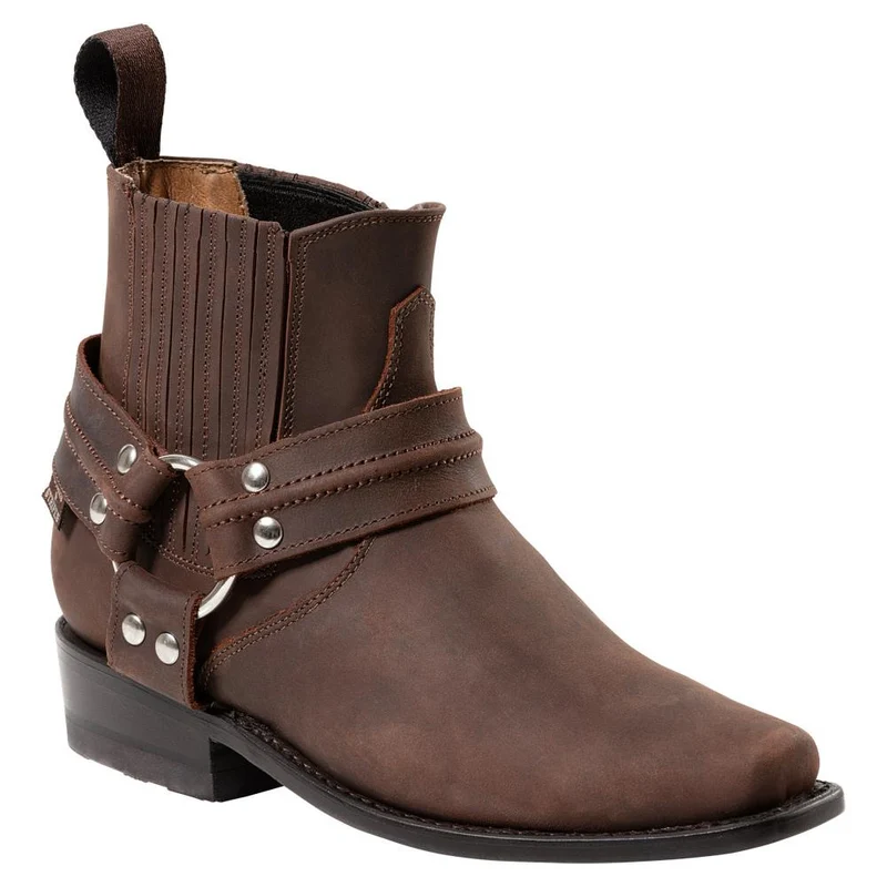 Westernstiefel WB-03 braun aus echtem Rindsleder