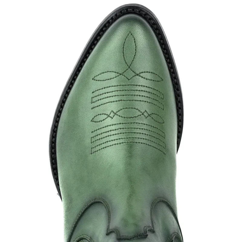 Urban Stiefeletten Damen 2487 Grünes Leder