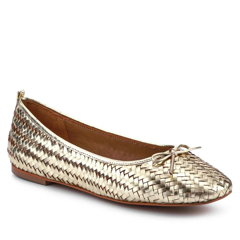 Stephanie Leather Pumps - STEPHANIE / 327 068 - Gold