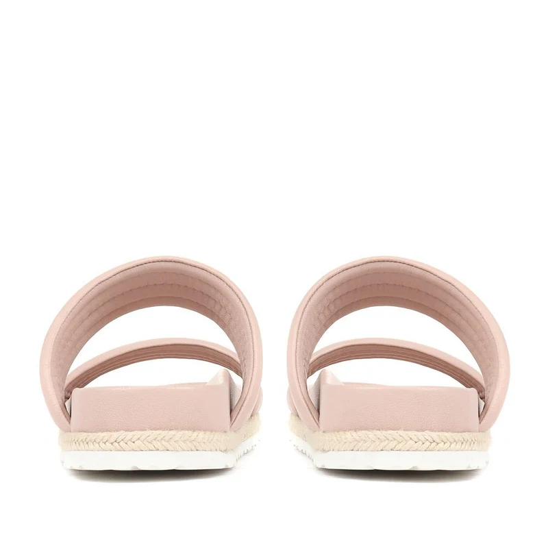 Lenora Leather Mule Sandals - LENORA / 321 573 - Nude
