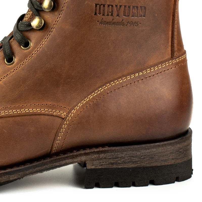Urban-Schnürstiefel für Herren 2478 aus braunem Leder