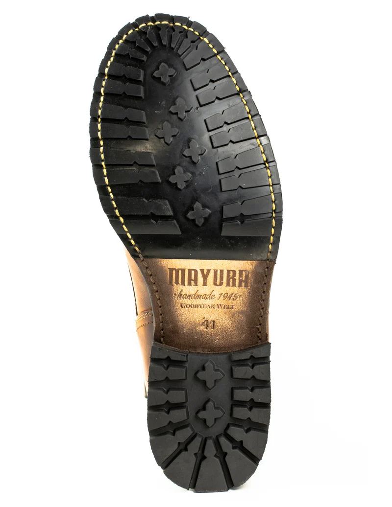 Urban-Schnürstiefel für Herren 2478 aus braunem Leder