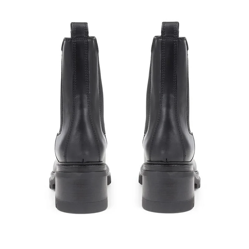 Darrah Wide Fit Leather Chelsea Boots - DARRAHWIDE / 329 782 - Black Leather