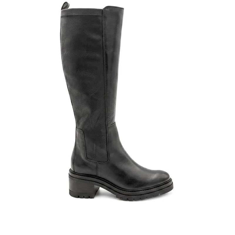 Deana Leather Long Boots - DEANA / 329 783 - Black