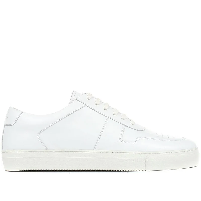 Teo Leather Trainers - TEO / 321 216 - White