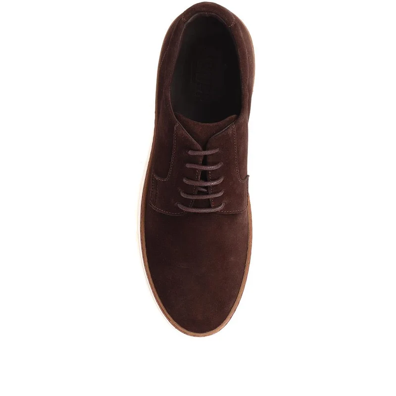 Sabastian Lace Up Shoes - SABASTIAN / 324 726 - Brown Suede