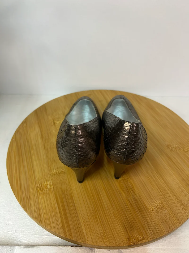 Vintage Animalprint Metallic Pumps / Schuhe - R.Dietrich - Gr. 37