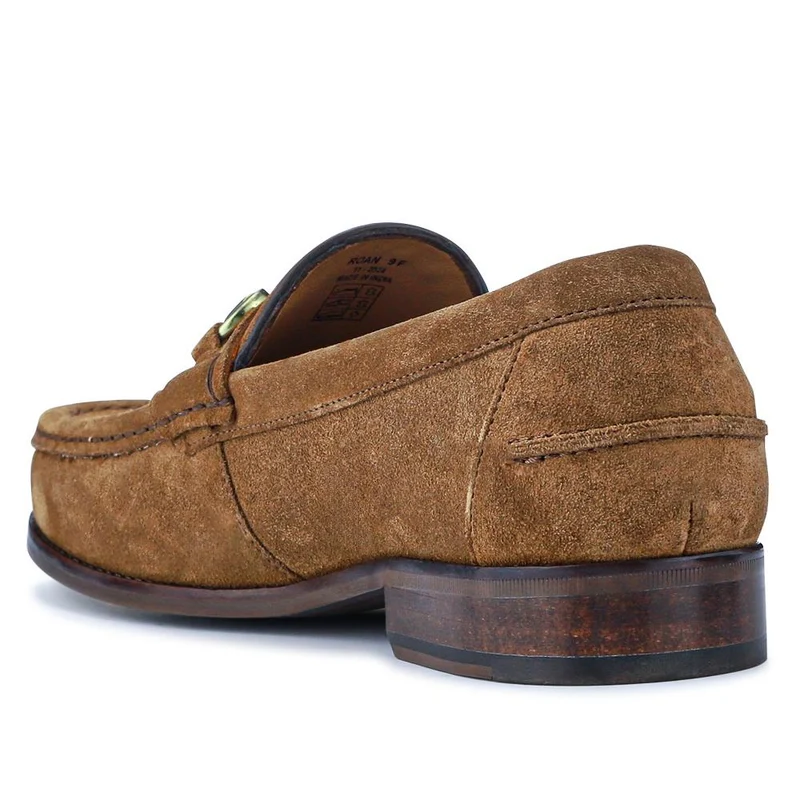 Roan Leather Slip-On Shoes - ROAN / 326 791 - Tan Suede
