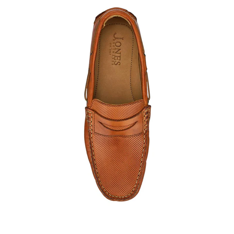 Parks Casual Leather Moccasins - PARKS / 327 313 - Tan