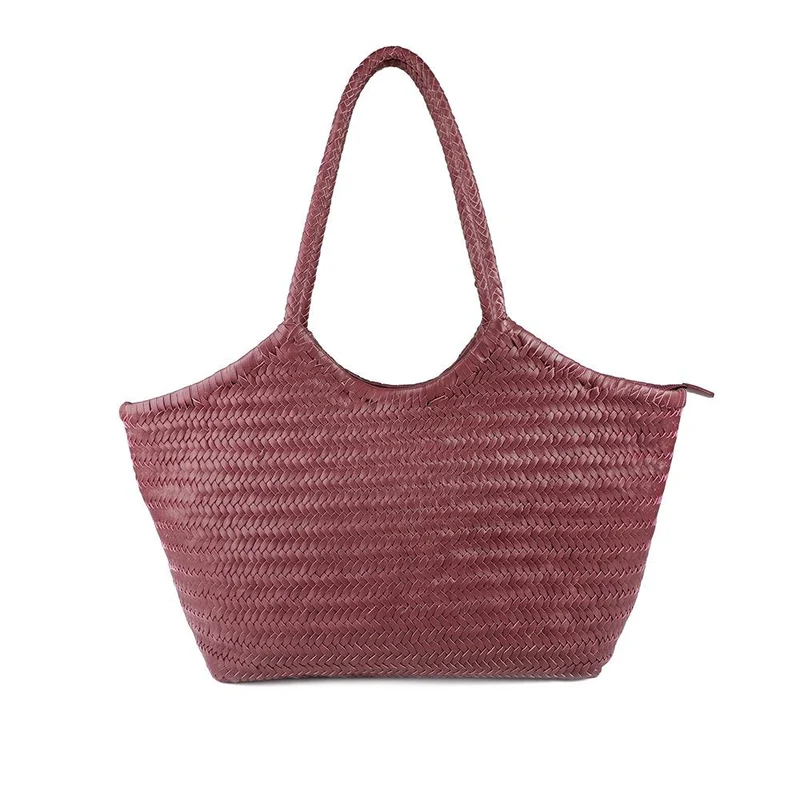 Wildrosa Leather Shoulder Bag - WILDROSA / 329 241 - Burgundy