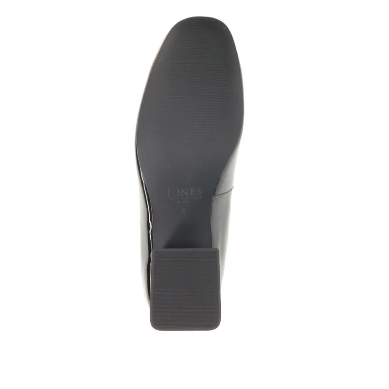 Yosha Flared-Heel Court Shoes - YOSHA / 326 175 - Black Patent