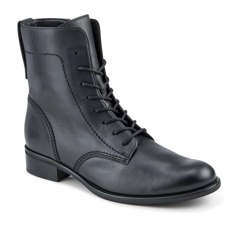 Brite Gabor Leather Slip on Ankle Boots - GAB42515 / 327 876 - Black