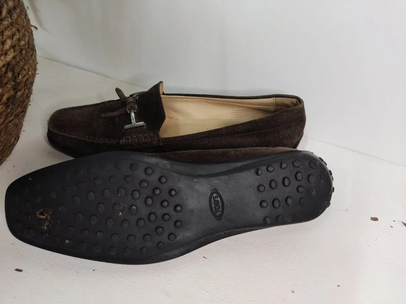 Wildlederloafer / Schuhe - TODS - Gr. 39 - NP: 300€ - Designer