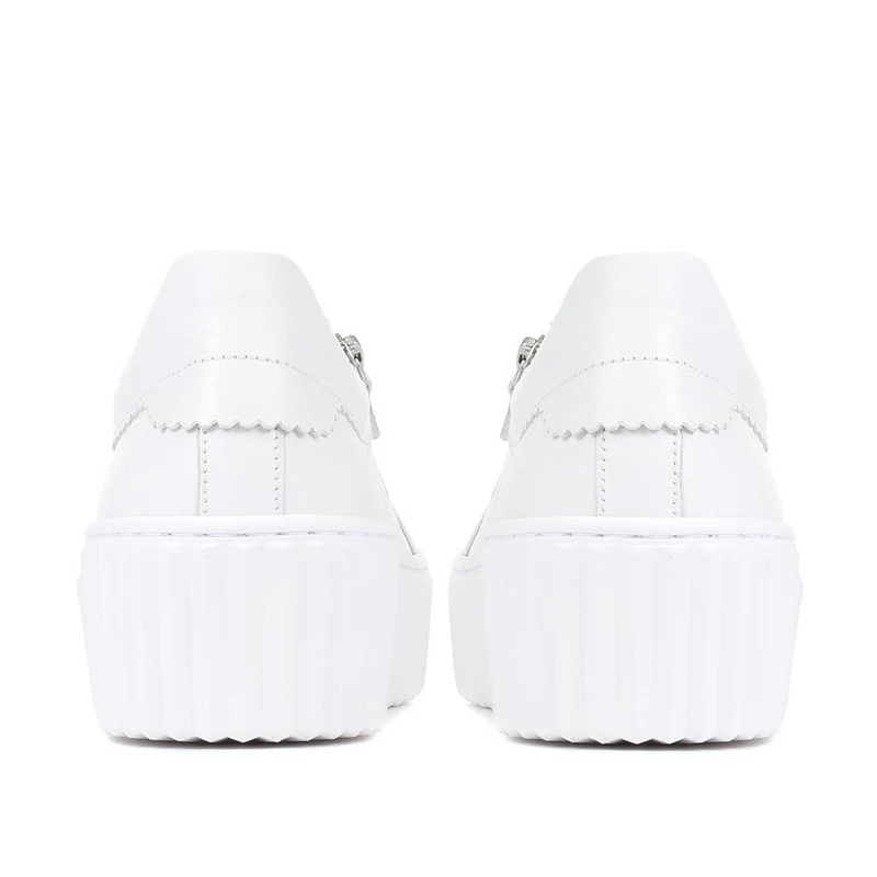 Dolly Leather Platform Trainers - GAB35502 / 321 585 - White
