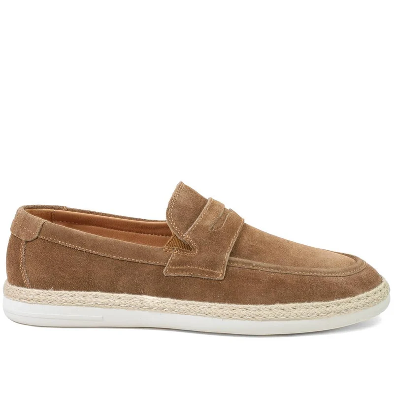 Redhill Leather Casual Slip On Shoes - REDHILL / 328 785