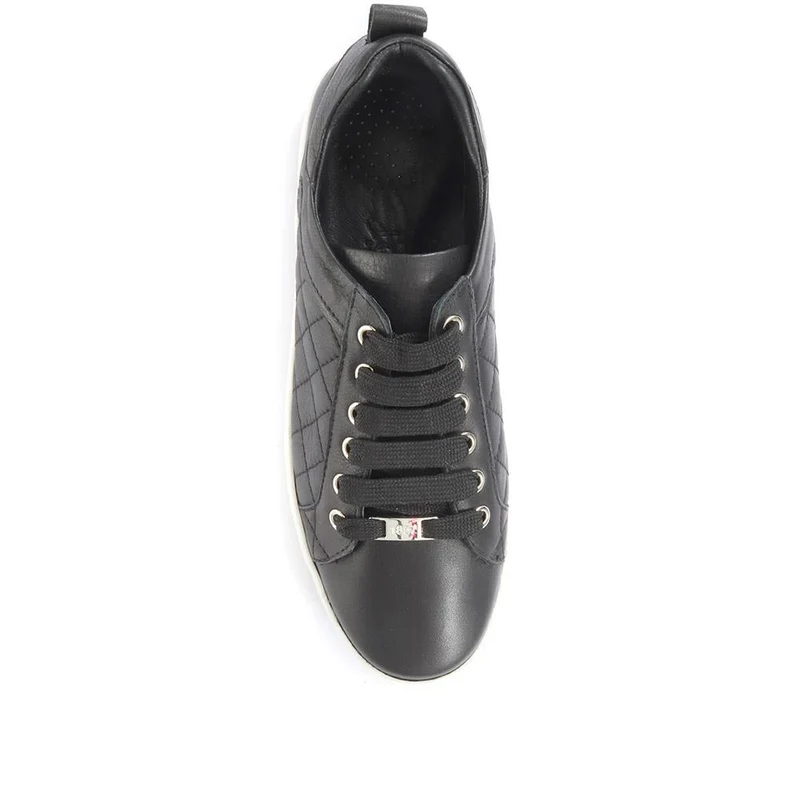 Arielle Leather Trainers - ARIELLE / 320 231 - Black