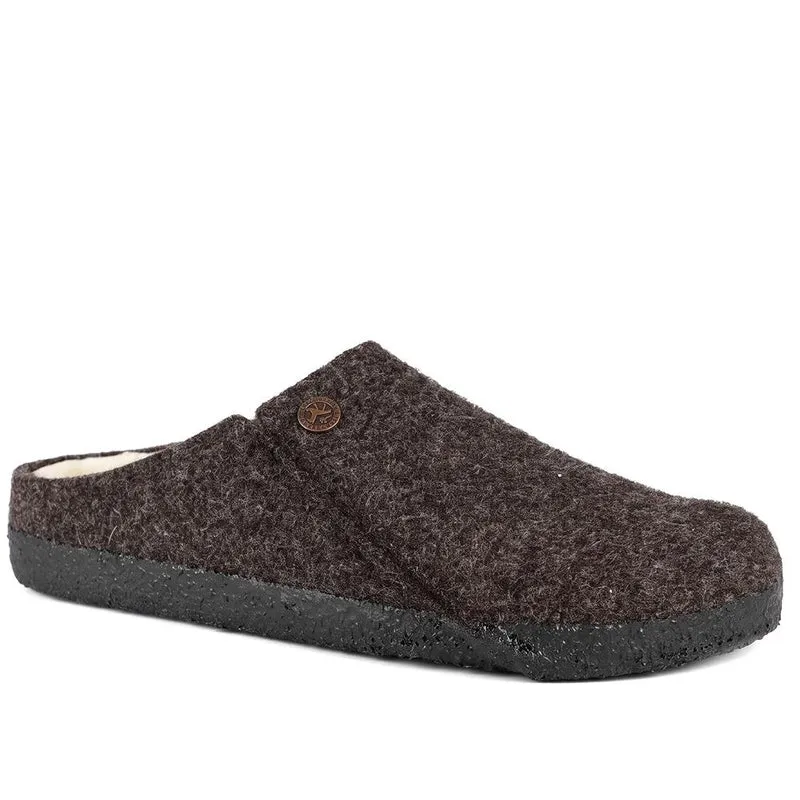 Birkenstock Zermatt Shearling Slippers - BIRK42501 / 328 153 - Brown