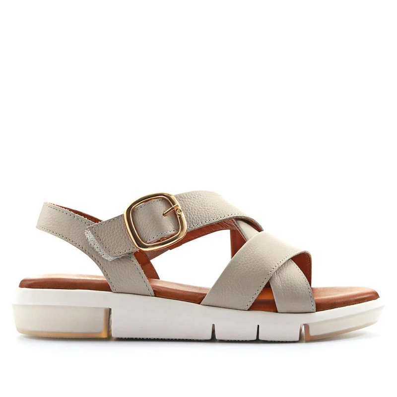 Ilaria Casual Leather Sandals - ILARIA / 327 308