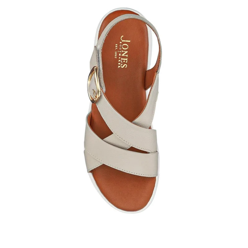 Ilaria Casual Leather Sandals - ILARIA / 327 308 - Taupe