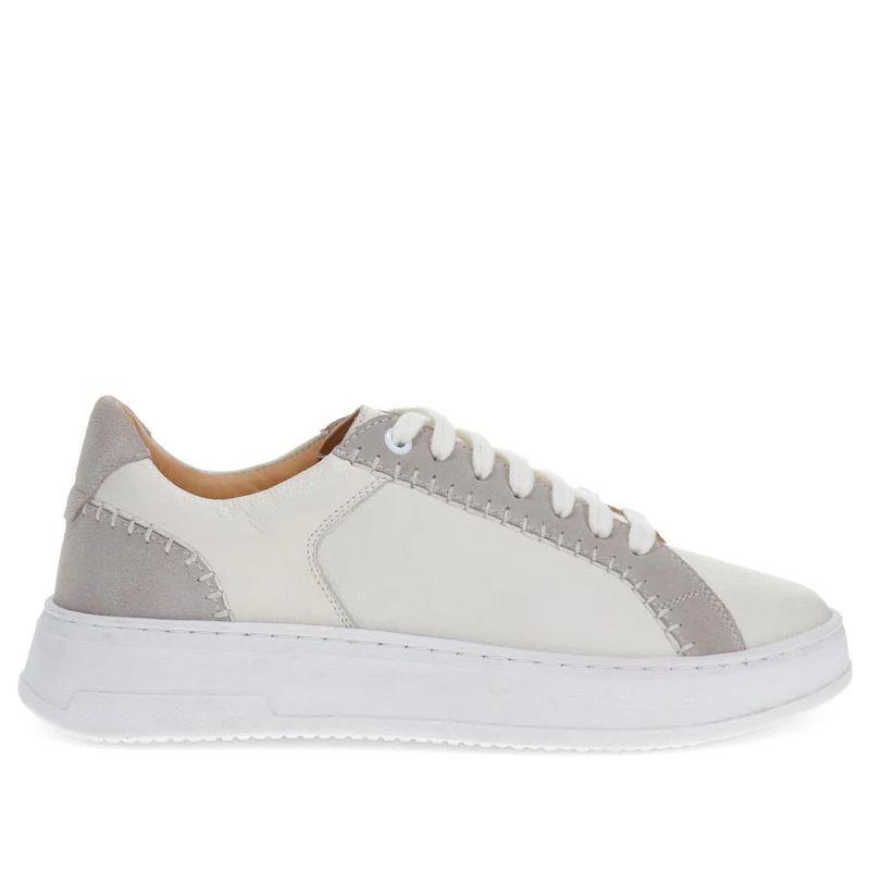 Bergamot Leather Trainers - BERGAMOT / 325 586 - White