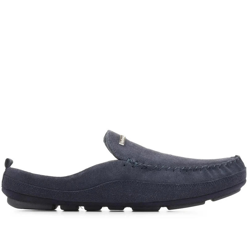 Otto Suede Mule Slippers - BARBR35524 / 321 924 - Navy