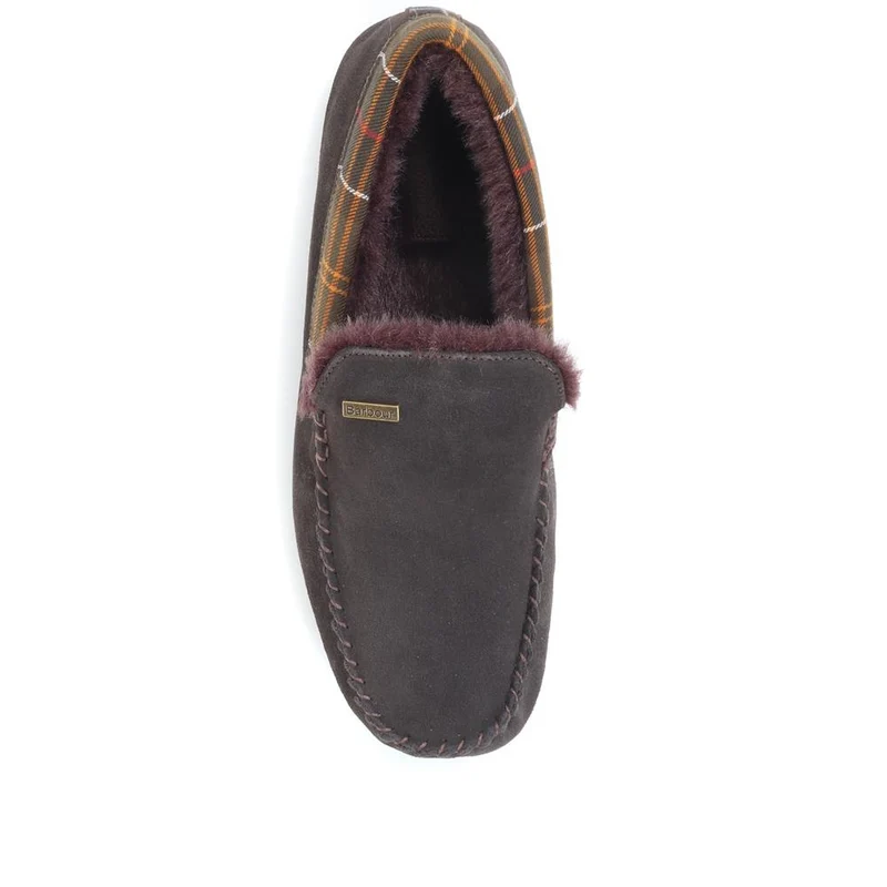 Barbour Monty House Slippers - BARBR28506 / 313 954 - Chocolate