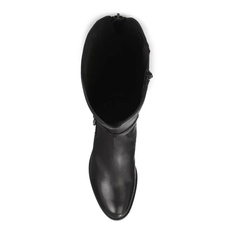 Leather Knee Boots - CARM28507 / 313 432 - Black