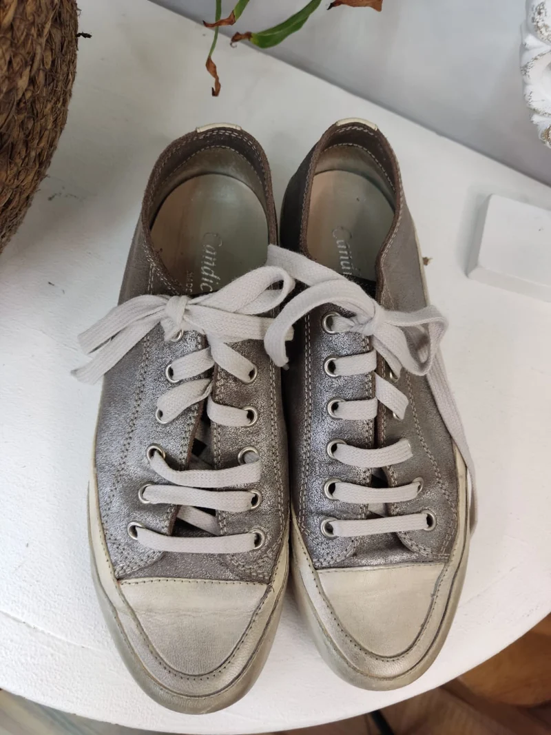 Sneaker Schuhe mit glitzerndem Schimmer CANDICE COOPER - GR. 37