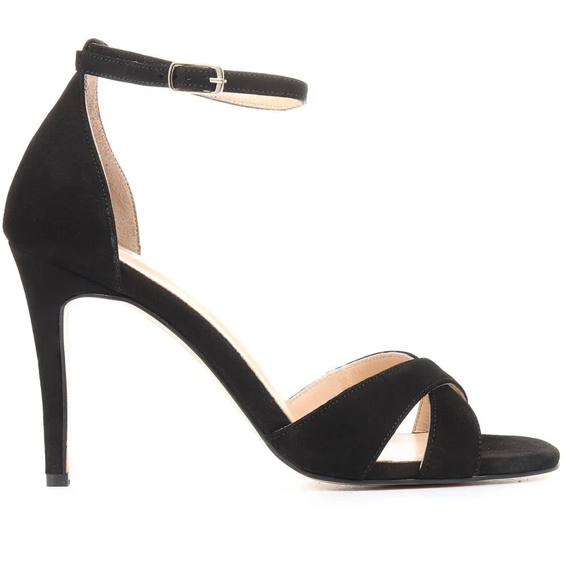 Aleena Leather High Heel Sandals - ALEENA / 318 532