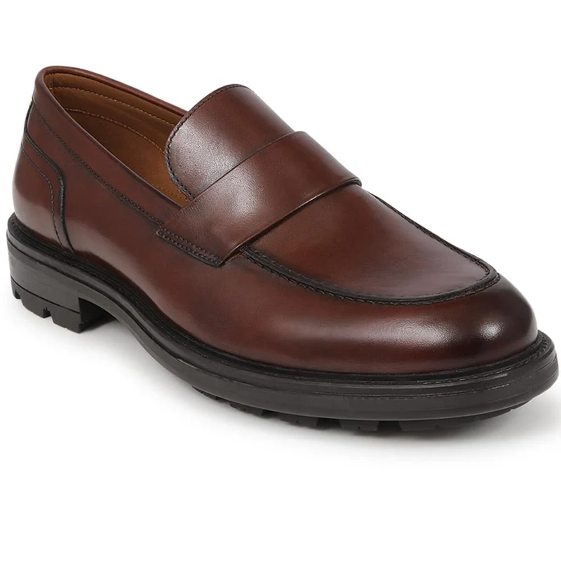 Romeo Leather Loafers - ROMEO / 325 928 - Dark Brown