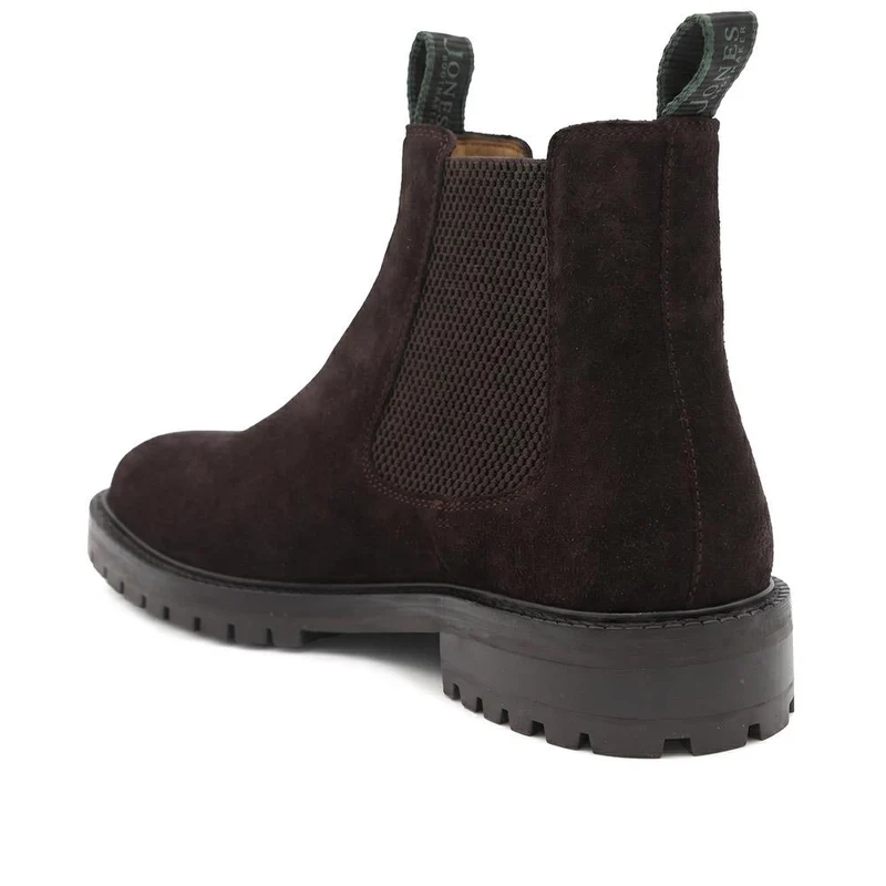 Damone Leather Chelsea Boots - DAMONE / 329 943 - Dark Brown Suede