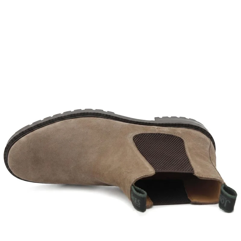 Damone Leather Chelsea Boots - DAMONE / 329 943 - Taupe Suede