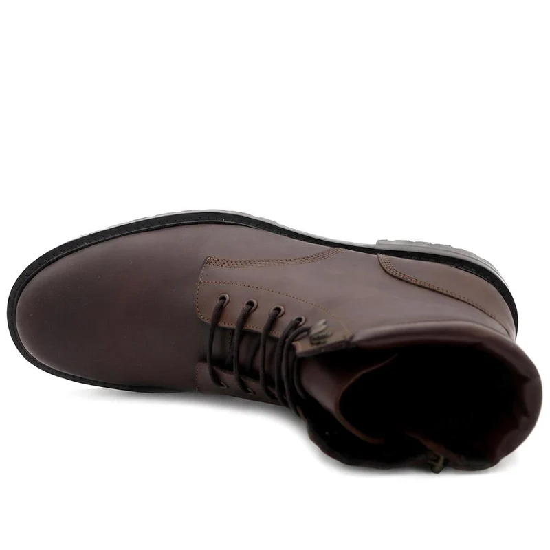 Dalmazio Leather Lace Up Boots - DALMAZIO / 329 956 - Dark Brown Nubuck