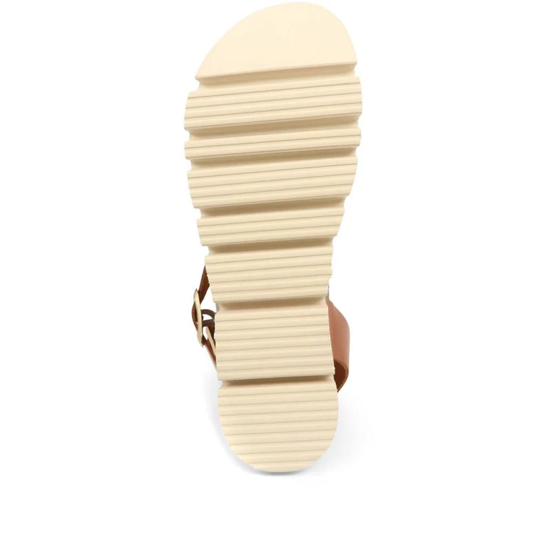Taneka Chunky Strappy Sandals - TANEKA / 323 848 - Tan