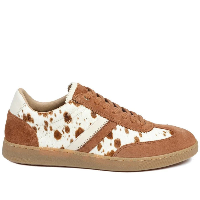 Annora Casual Leather Trainers - ANNORA / 328 757