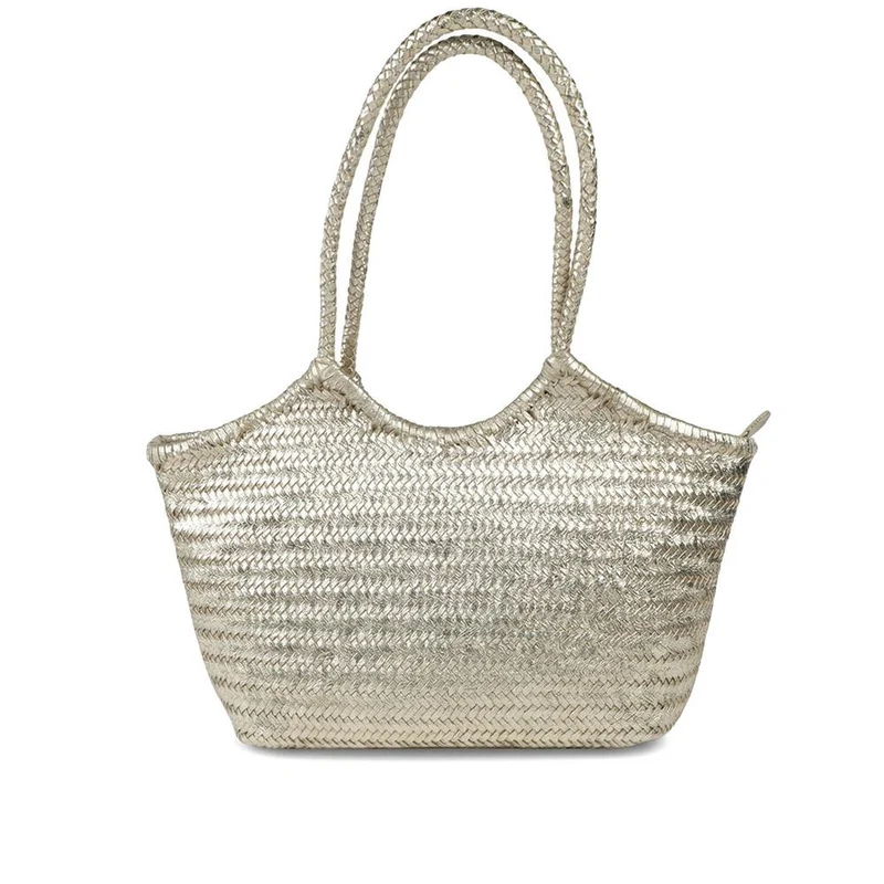 Wildrosa Leather Shoulder Bag - WILDROSA / 329 241 - Gold