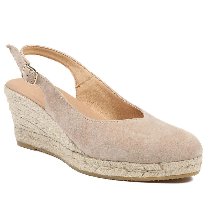 Cedrica Heeled Sandals - CEDRICA / 327 166 - Sand Suede