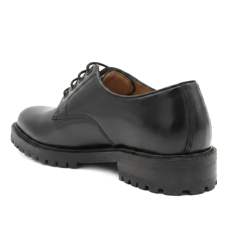 Langston Leather Derby Shoes - LANGSTON / 329 946 - Black Leather