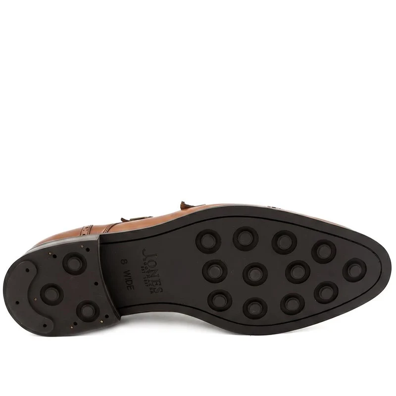 Nation Leather Dual Strap Monk Shoes - NATION / 329 976 - Tan Leather