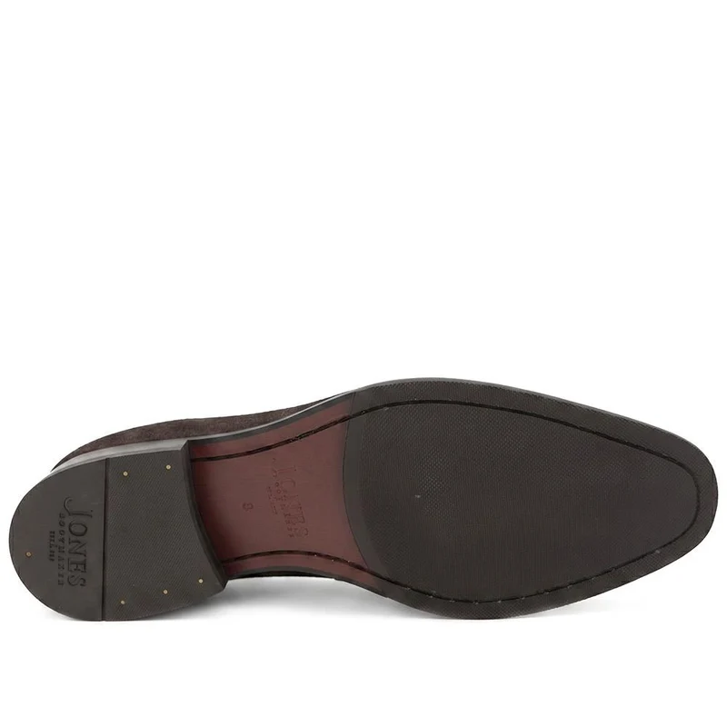 Rolando Leather Tassel Loafers - ROLANDO / 329 985 - Dark Brown Suede