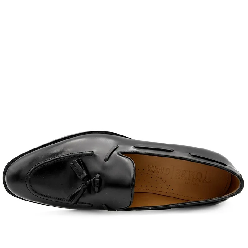 Rolando Leather Tassel Loafers - ROLANDO / 329 985 - Black Leather