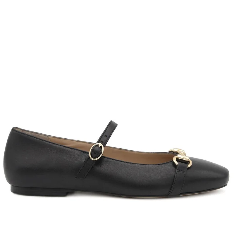 Seraphine Leather Mary Janes With Snaffle Detail - SERAPHINE / 329 921 - Black