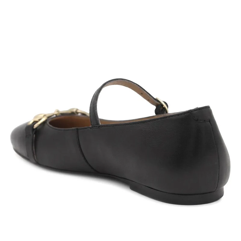 Seraphine Leather Mary Janes With Snaffle Detail - SERAPHINE / 329 921 - Black