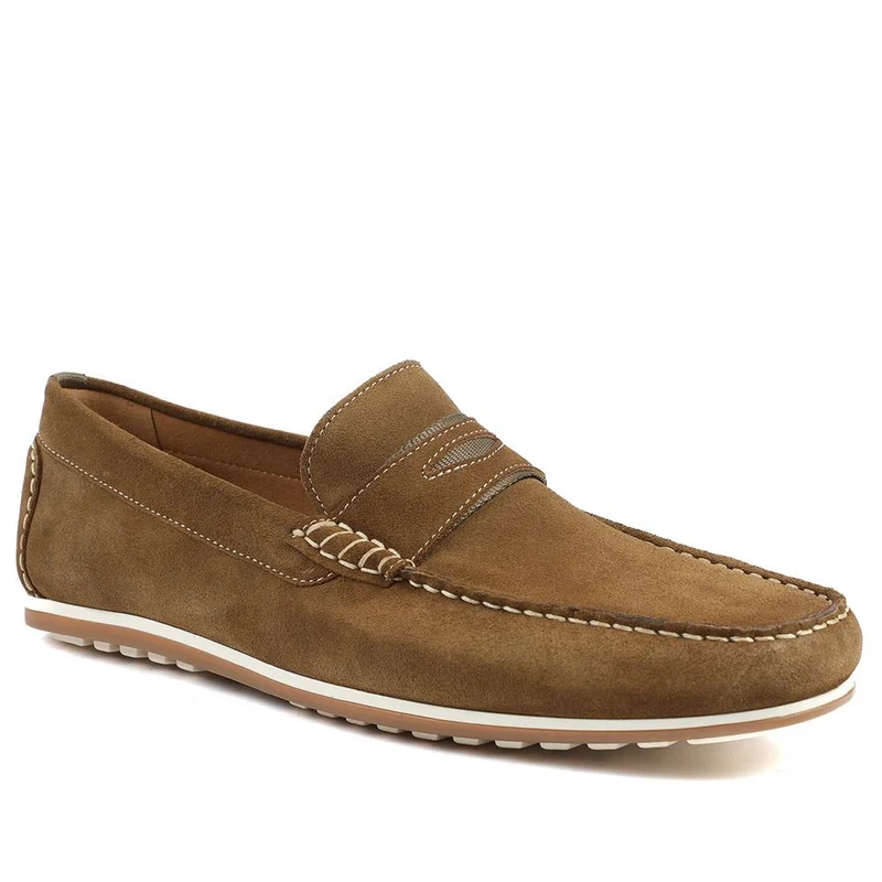 Bonetti3 All-Leather Loafers - BONETTI3 / 328 713 - Tan Suede