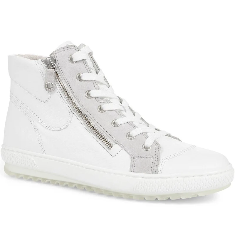 Bulner Suede High-Top Trainers - GAB35514 / 321 584 - Light Grey