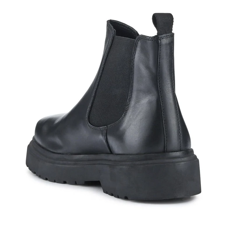 Finsbury Leather Chelsea Boots - FINSBURY / 326 398 - Black