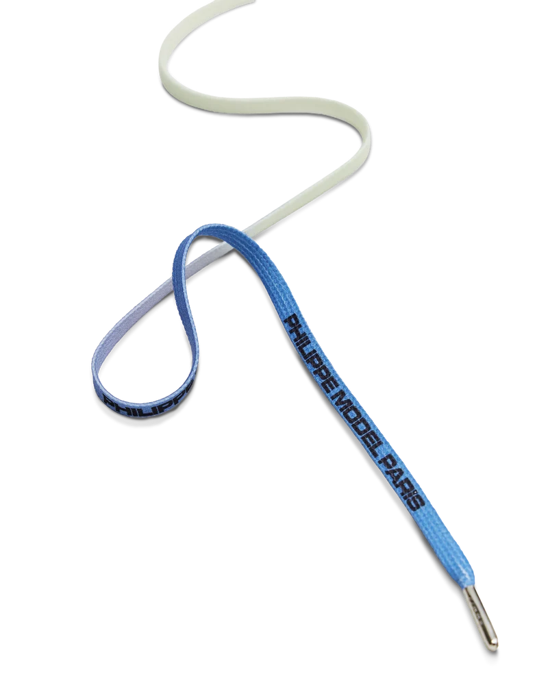 Men's Laces in Cotton, Blueberry Milk