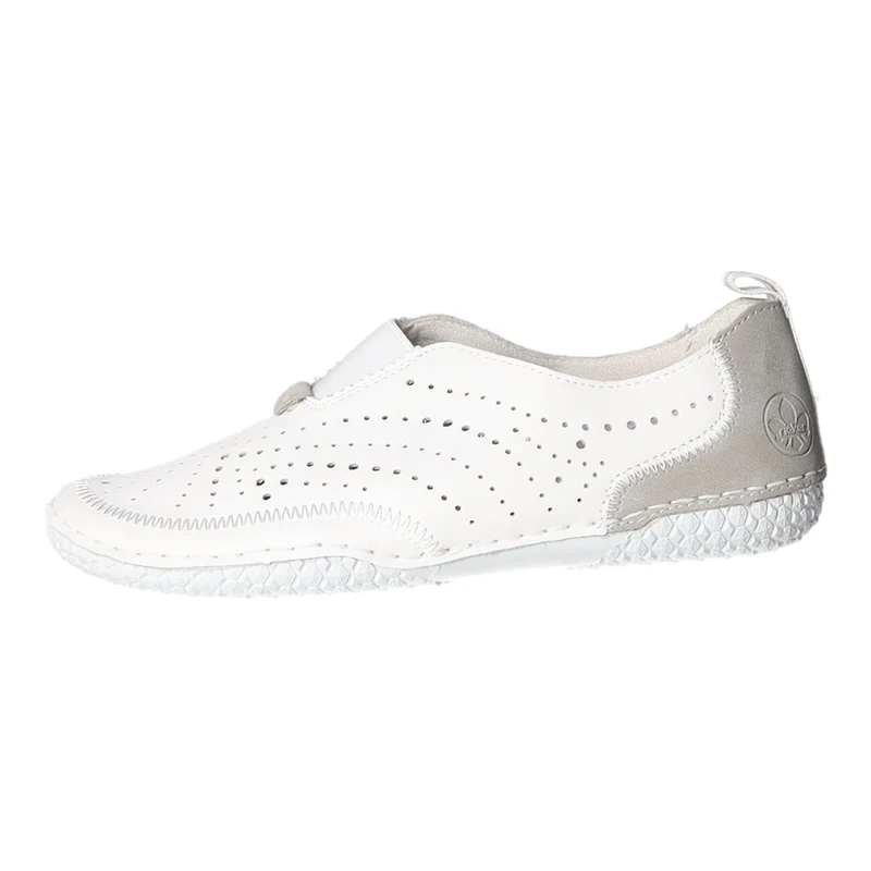 Rieker Slipper/Kletthalbschuh luftdurchlässig (durchbrochenes/geflochtenes Obermaterial)