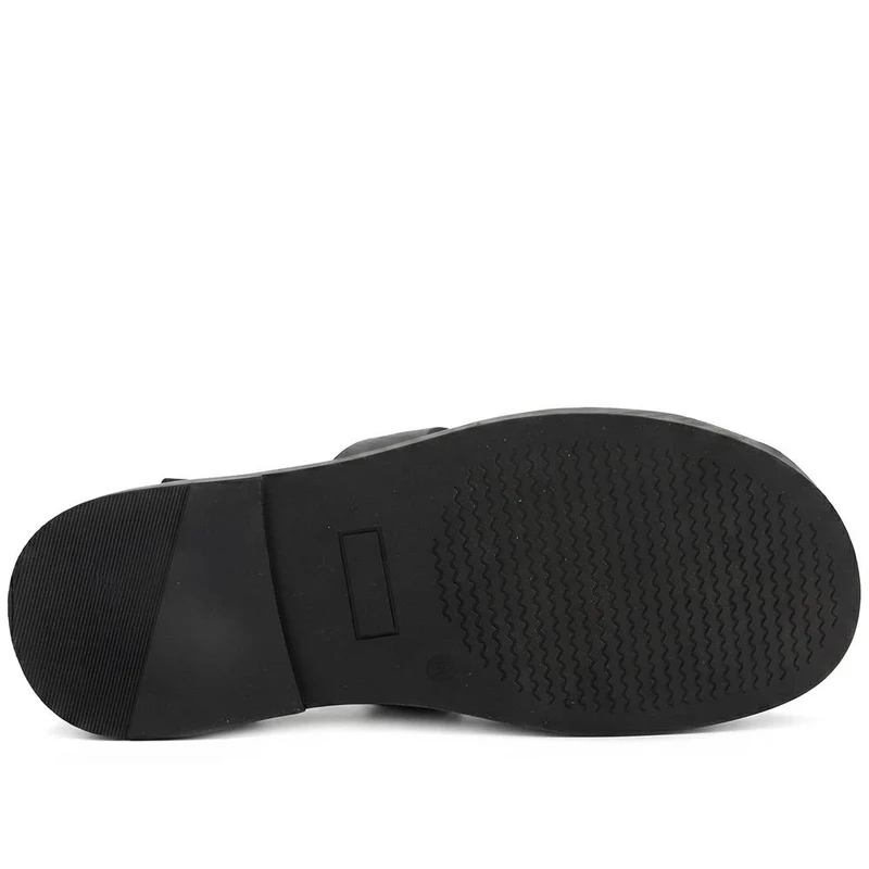 Wandsworth Leather Fisherman Sandals - WANDSWORTH / 329 188 - Black