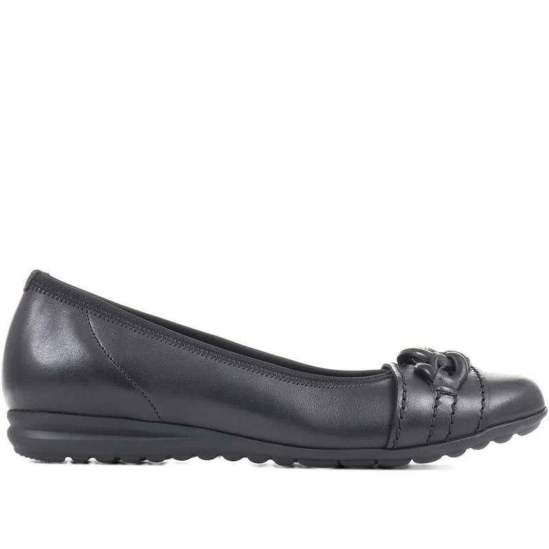 Scene Gabor Leather Ballet Flats - GAB36541 / 323 035